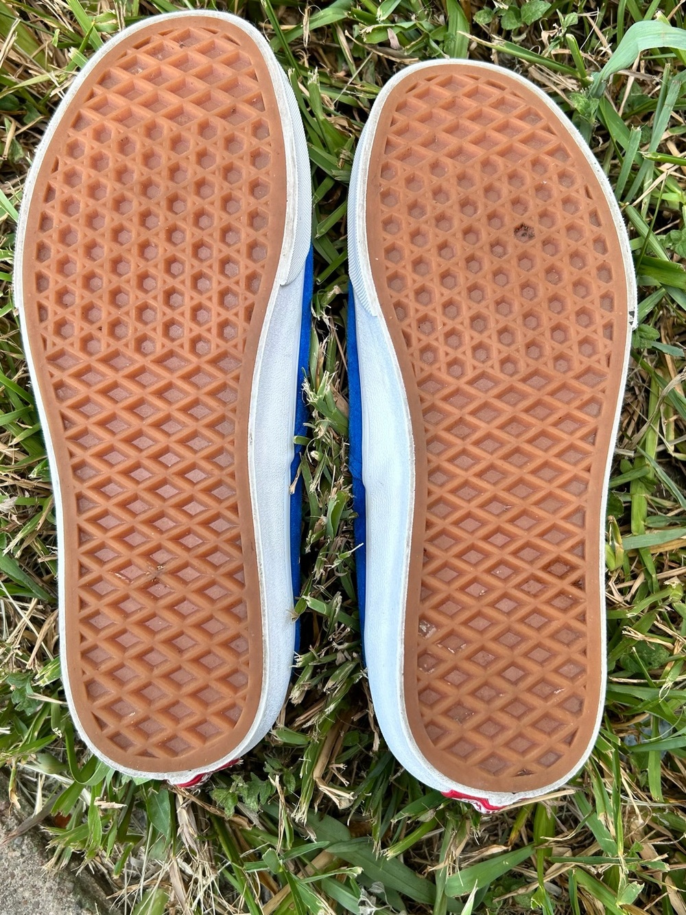 Vans Classic Authentic Suede Sneakers - Blue Unisex - Picture 3 of 5